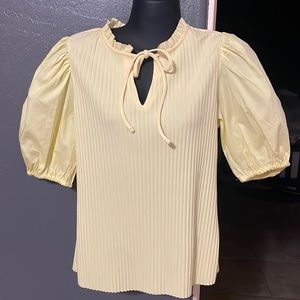 Marc New York yellow short sleeve